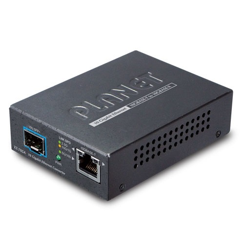 PLANET XT-705A 10G/5G/2.5G/1G/100M Copper to 10GBASE-X SFP+ nem menedzselhető média konverter