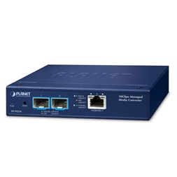 PLANET XT-925A 1-Port 10G/5G/2.5G/1G/100BASE-T + 2-Port 10G/1GBASE-X SFP+ menedzselhető média konverter