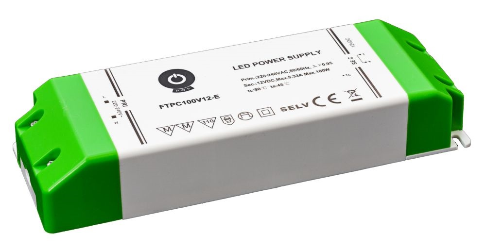 POS POWER FTPC100V12-E 12V/8.33A 100W IP20 gazdaságos LED tápegység