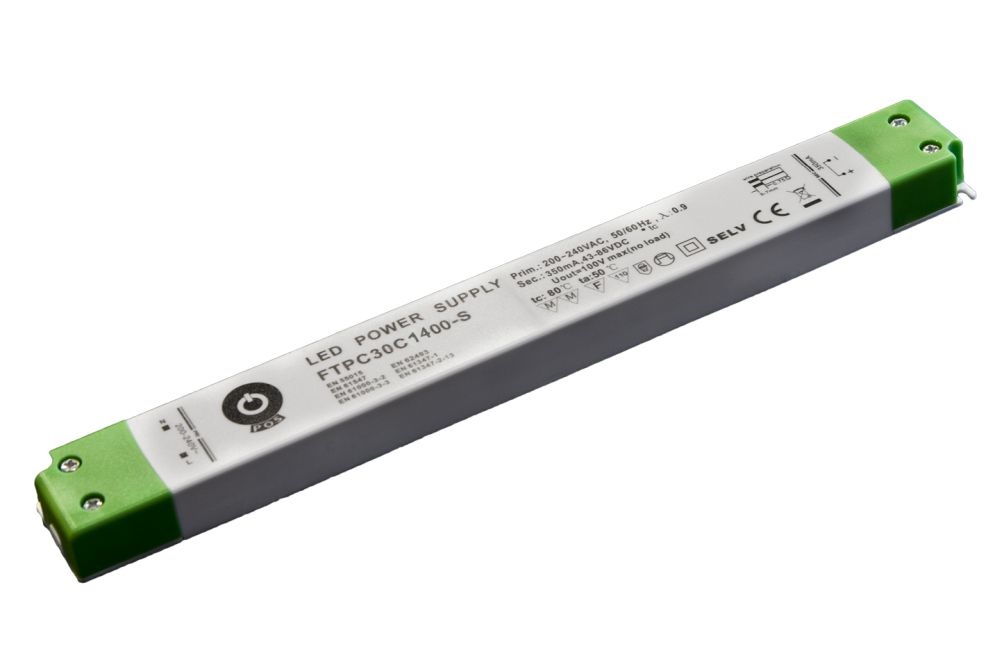 POS POWER FTPC30C1400-S 1400mA/11~22V 30,8W IP20 vékony LED tápegység