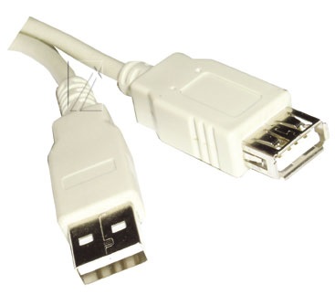 PRC USB2A/A-2M PM USB 2.0 A- USB 2.0 A 2m hosszabbító kábel