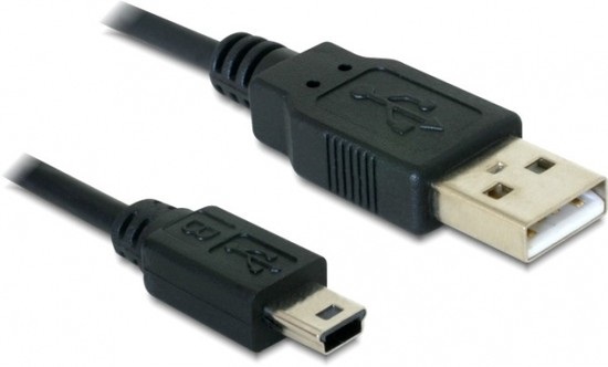 PRC USB A/B-5 USB 2.0 A - mini USB 2.0 B 5-pin 1,8m kábel