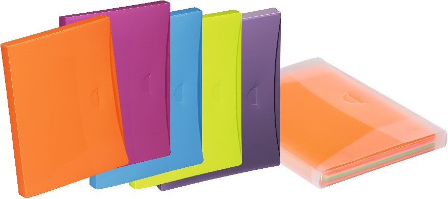Pagna A4 PP 30mm vegyes színű füzetbox