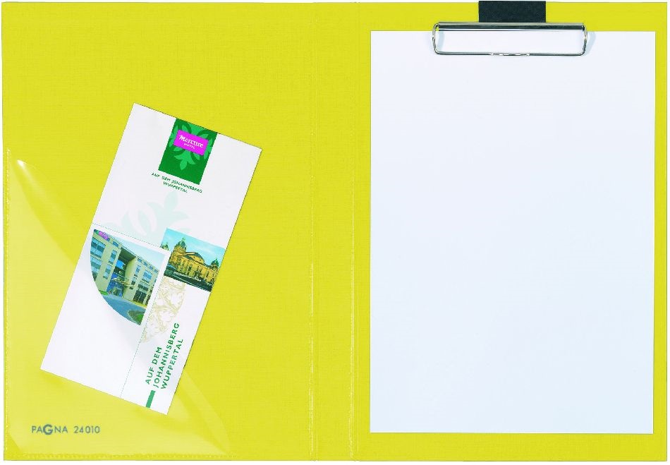 Pagna A4 sárga fedeles felírótábla