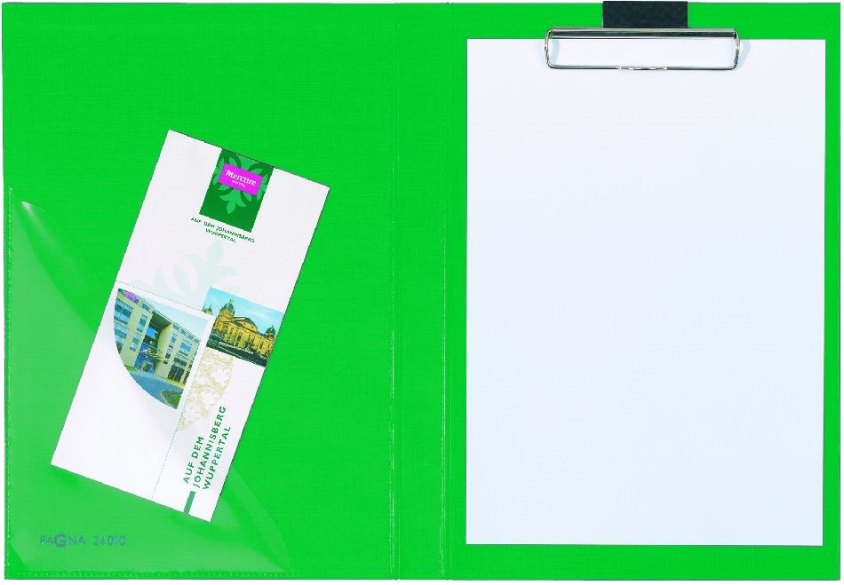 Pagna A4 zöld fedeles felírótábla