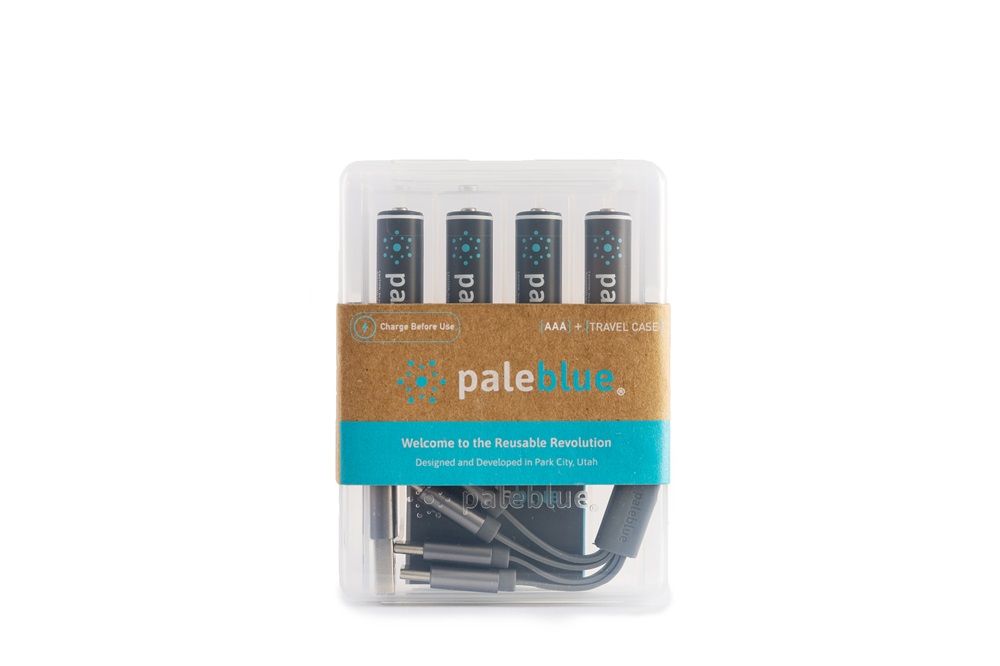 Paleblue PB-AAA-C 4xAAA 600mAh USB-C újratölthető mikro ceruza akkumulátor + töltőkábel