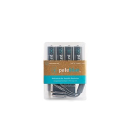 Paleblue PB-AA-C 4xAA 2000mAh USB-C újratölthető ceruza akkumulátor + töltőkábel
