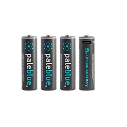Paleblue PB-AA-C 4xAA 2000mAh USB-C újratölthető ceruza akkumulátor + töltőkábel