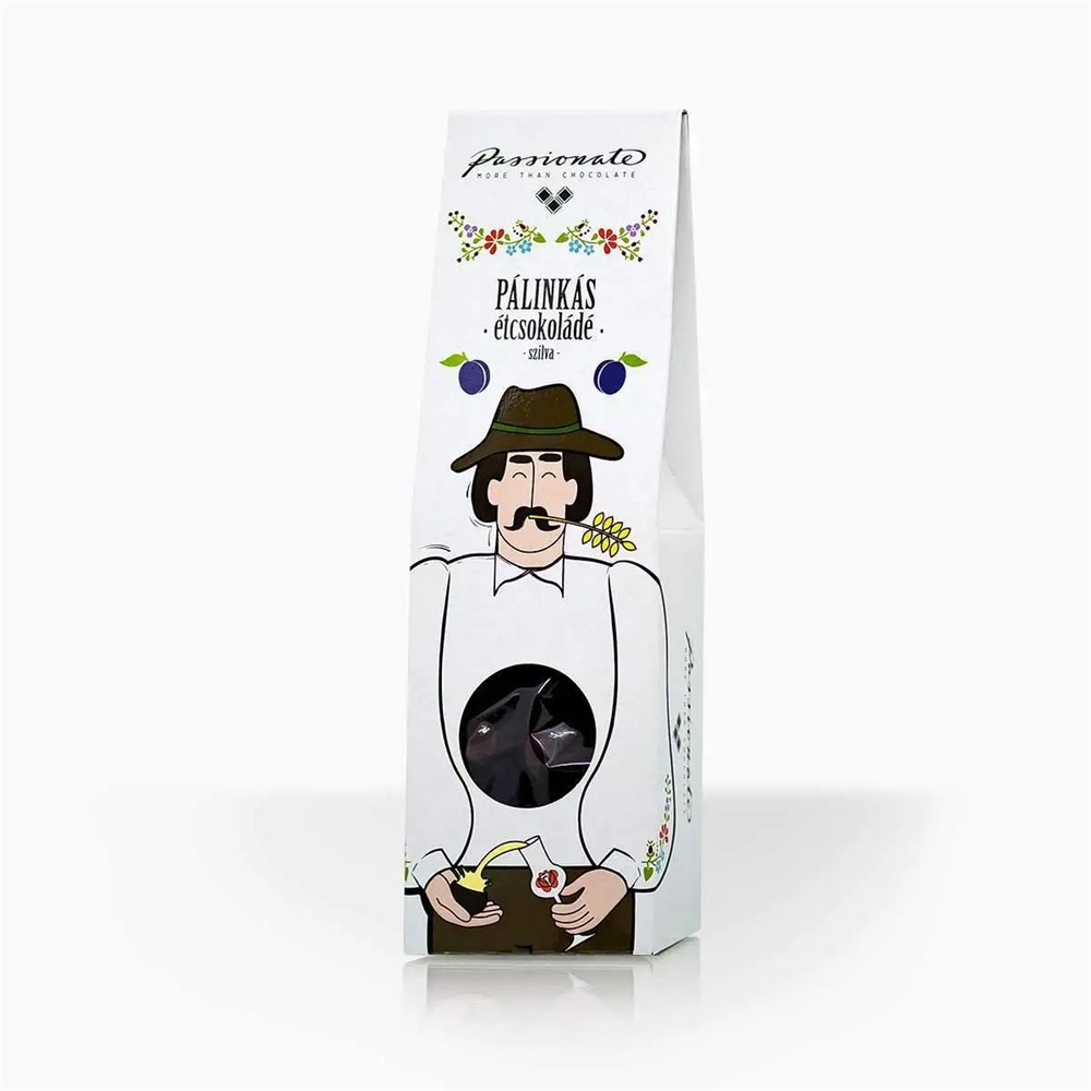 Pálinkás 80g szilvapálinkás étcsokoládé bonbon