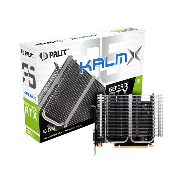 Palit GeForce RTX 3050 KalmX nVidia 6GB GDDR6 96bit PCIe videókártya