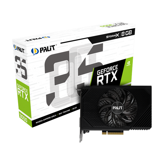 Palit GeForce RTX 3050 StormX nVidia 8GB GDDR6 128bit PCIe videókártya