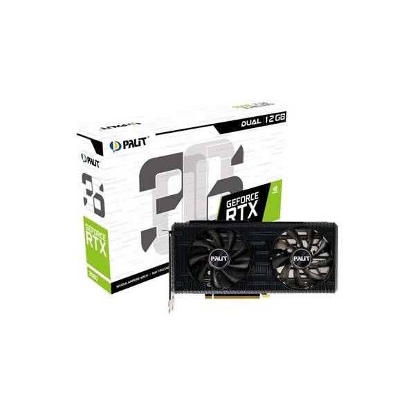 Palit GeForce RTX 3060 Dual nVidia 12GB GDDR6 192bit PCIe videókártya
