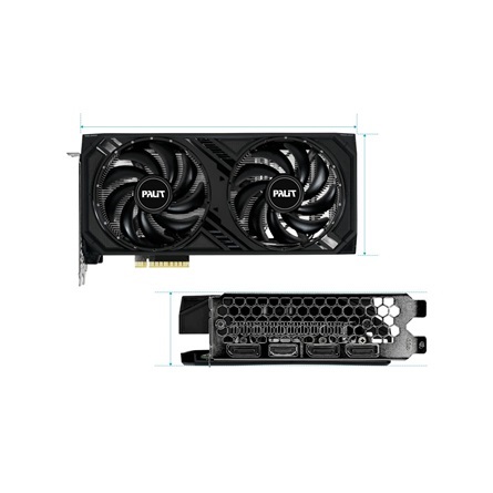 Palit GeForce RTX 4060 Dual nVidia 8GB GDDR6 128bit PCIe videókártya
