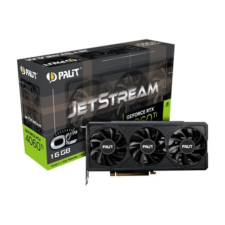 Palit GeForce RTX 4060 Ti JetStream OC nVidia 16GB GDDR6 128bit PCIe videókártya