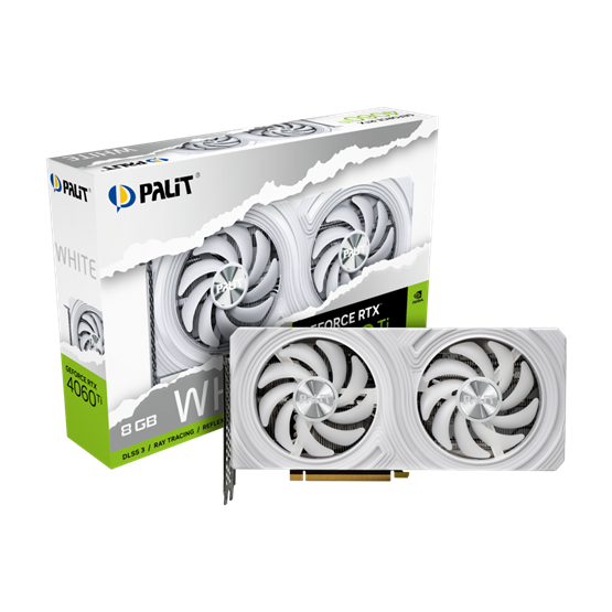 Palit GeForce RTX 4060 Ti White 8GB GDDR6 128-bit videókártya