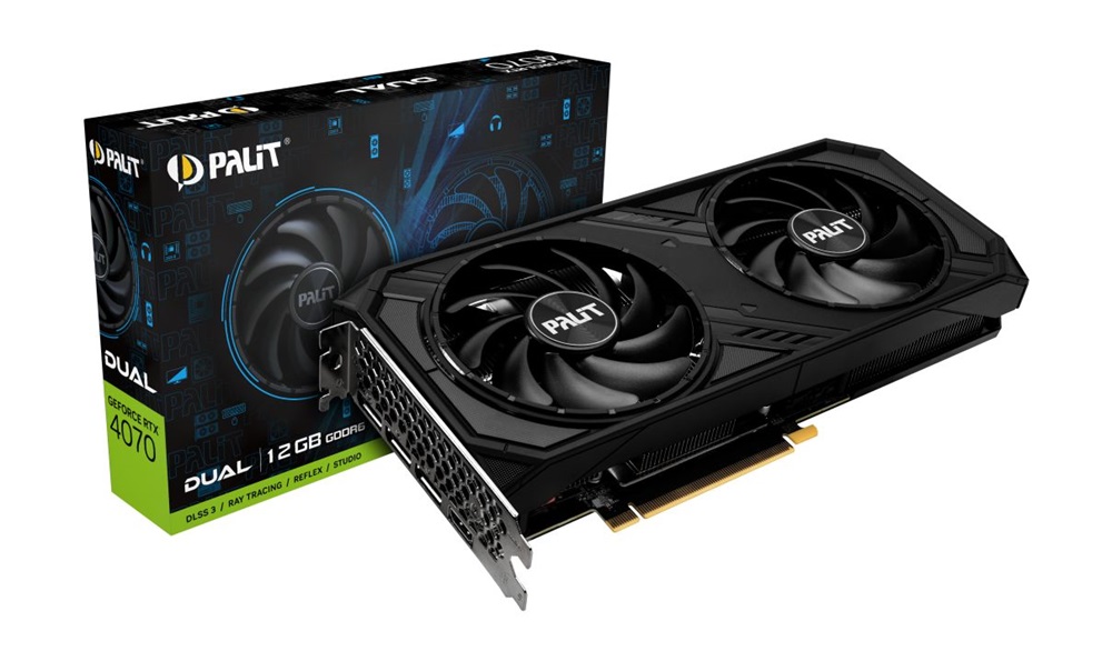 Palit GeForce RTX 4070 Dual 12GB GDDR6X 192-bit videókártya