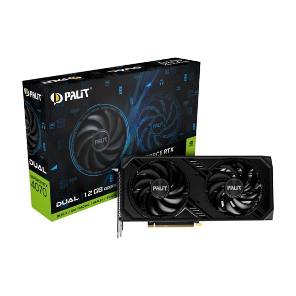 Palit GeForce RTX 4070 Dual 12GB GDDR6X 192-bit videókártya