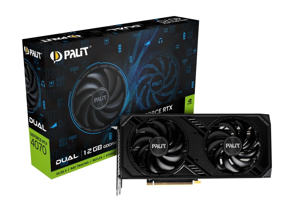 Palit GeForce RTX 4070 Dual 12GB GDDR6X 192-bit videókártya