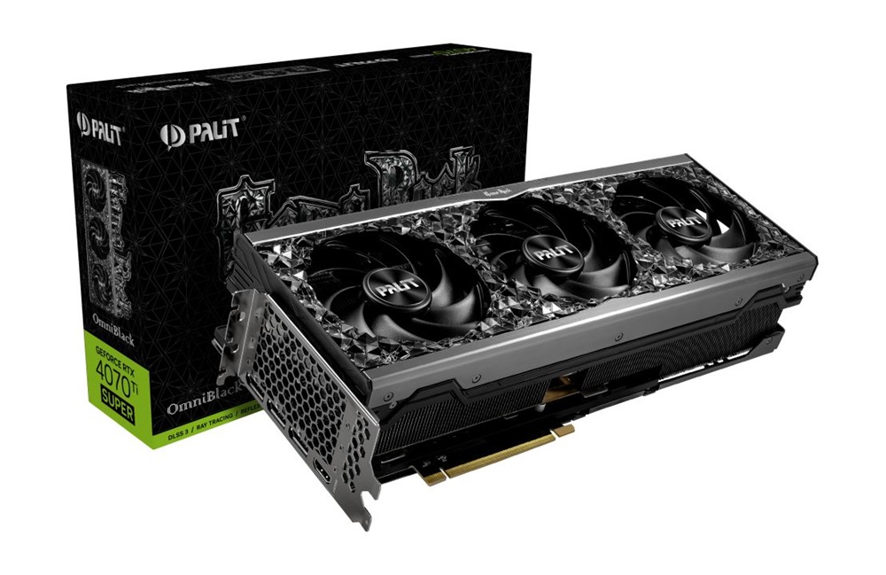 Palit GeForce RTX 4070 Ti SUPER GameRock OmniBlack 16GB GDDR6X 256-bit videókártya