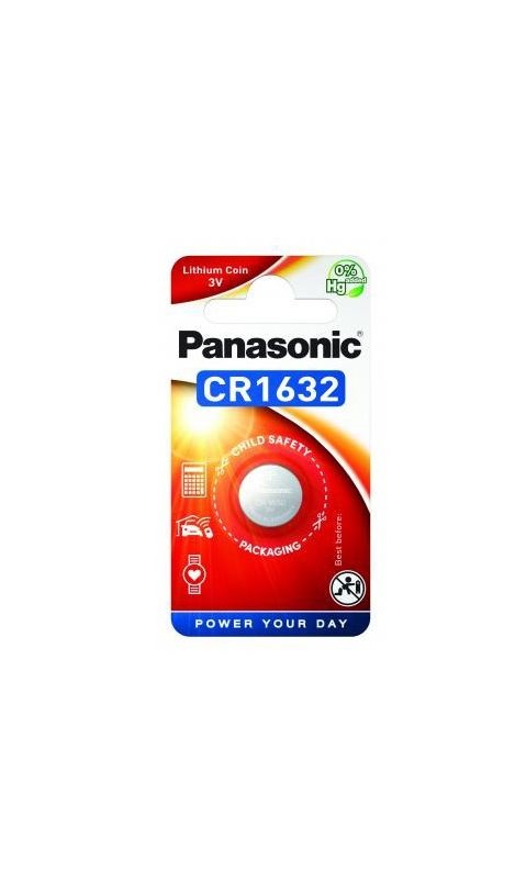 Panasonic CR1632 3V lítium gombelem 1db/csomag