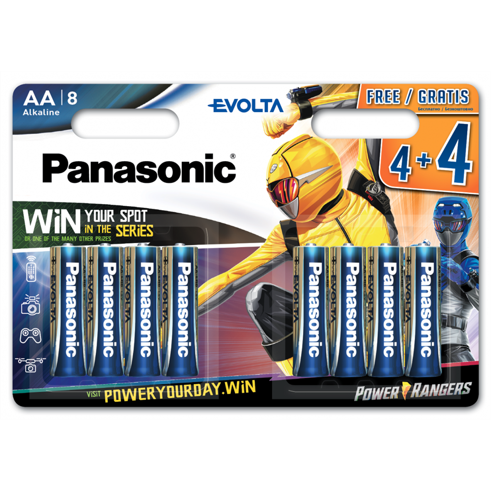 Panasonic EVOLTA LR6EGE/8BW 4+4F PR 1,5V AA/ceruza szupertartós alkáli elem 8 db/csomag