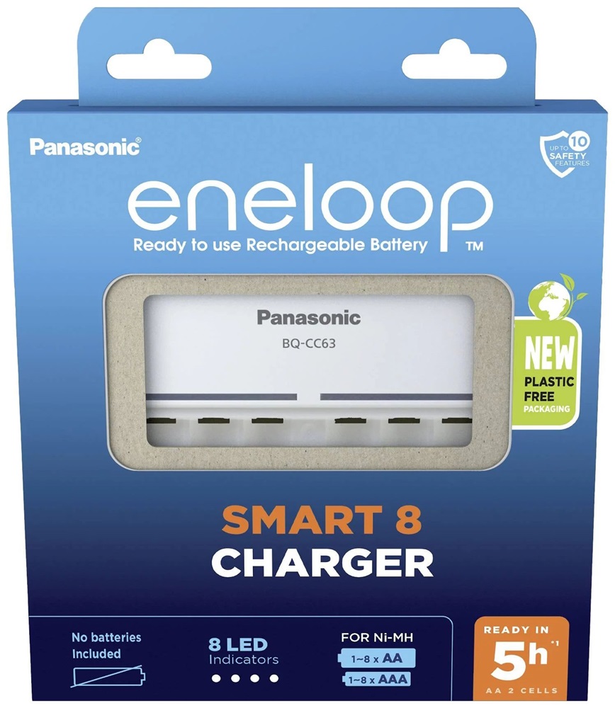 Panasonic Eneloop BQ-CC63E 1/8db AA/AAA akkutöltő