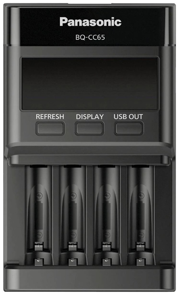 Panasonic Eneloop BQ-CC65E 2/4db AA/AAA gyors akkutöltő