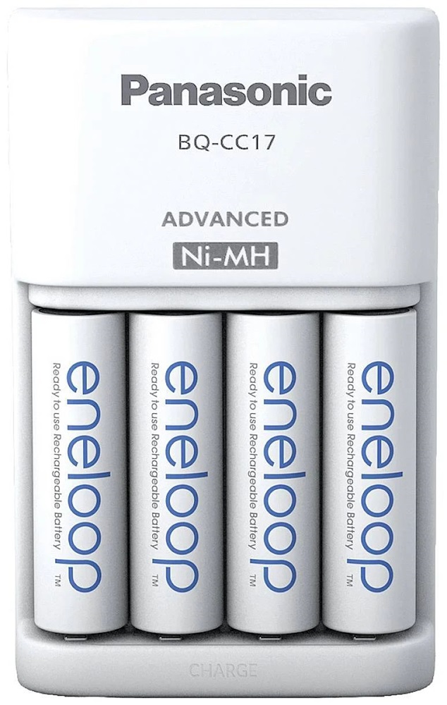 Panasonic Eneloop K-KJ17MCC40E AA 2000mAh akkutöltő +4xAA akku