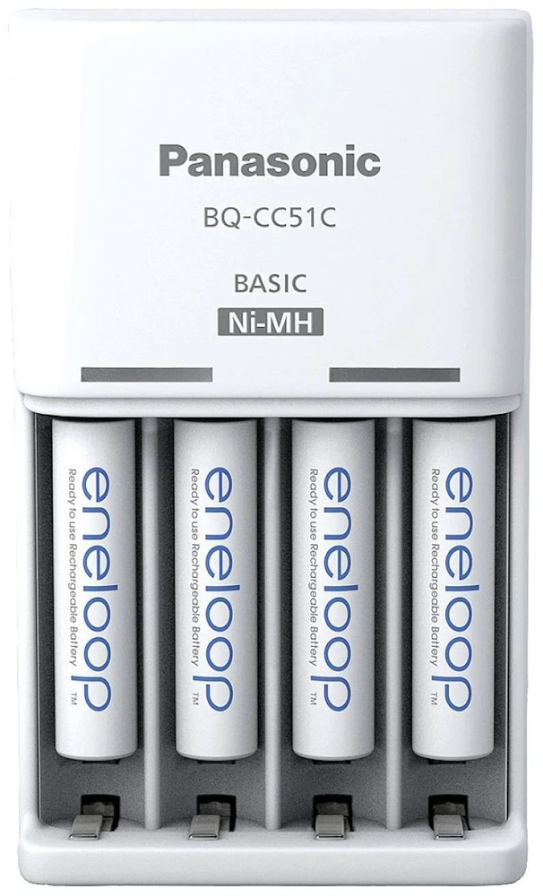 Panasonic Eneloop K-KJ51MCD04E AAA 800mAh időzítős akkutöltő +4xAAA akku