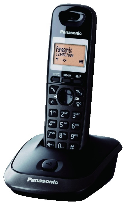 Panasonic KX-TG2511HGT kihangosítható hívóazonosítós titánfekete dect telefon (Újracsomagolt)