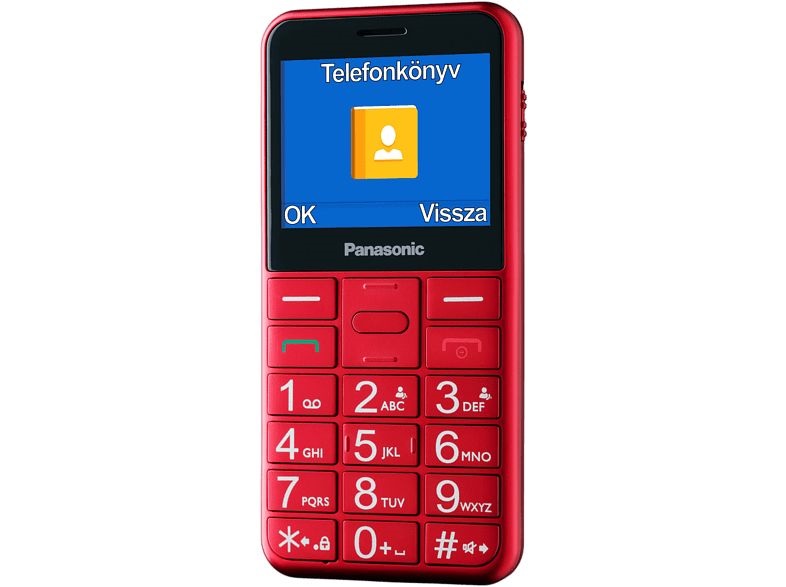 Panasonic KX-TU155EXRN 2,4" piros mobiltelefon