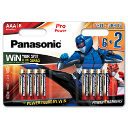Panasonic LR03PPG/8BW 6+2F PR 1,5V AAA/mikro tartós alkáli elem 8 db/csomag
