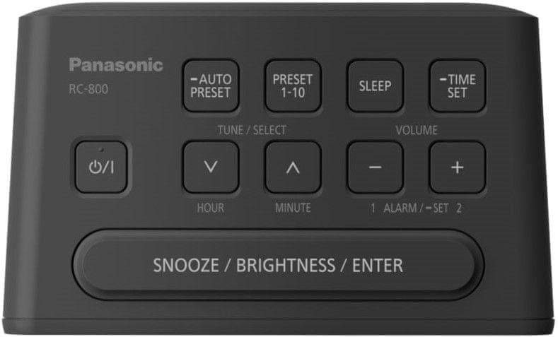 Panasonic RC-800EG-K rádiós ébresztőóra