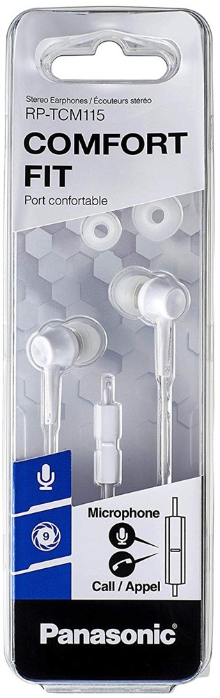 Panasonic RP-TCM115E-W fehér fülhallgató