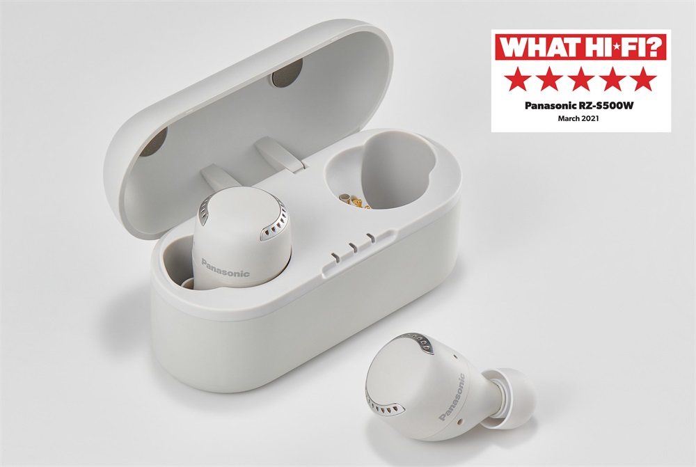 Panasonic RZ-S500WE-W True Wireless Bluetooth aktív zajszűrős fehér fülhallgató