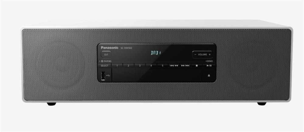 Panasonic SC-DM502E-W kompakt fehér mikro hifi (Újracsomagolt)