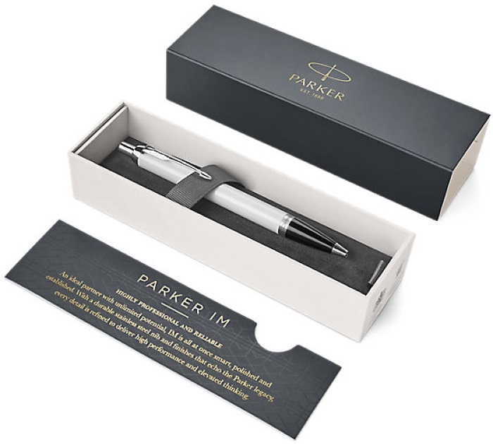 Parker Royal IM ezüst klipsz fehér golyóstoll