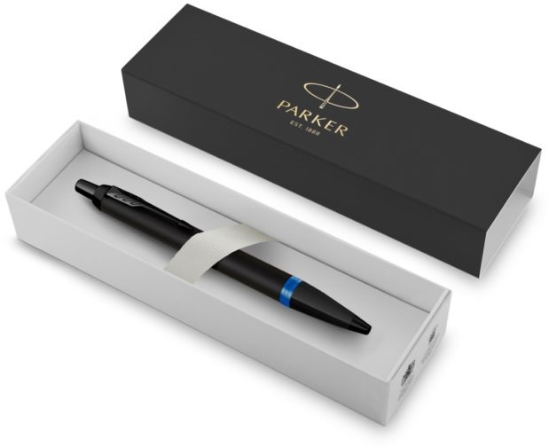 Parker Royal Im Professionals Vibrant fekete-kék, fekete KLIPSZ 2172941 golyóstoll