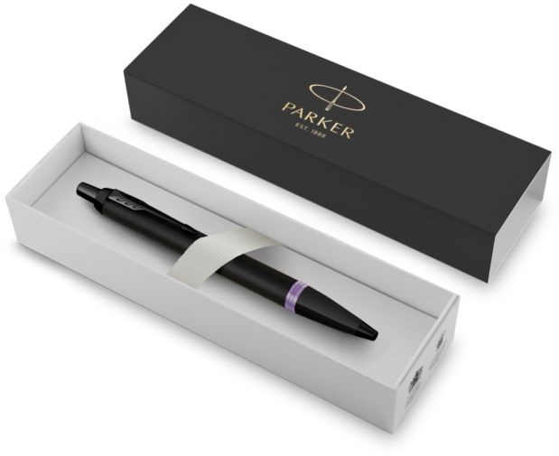 Parker Royal Im Professionals Vibrant fekete-lila, fekete KLIPSZ 2172951 golyóstoll
