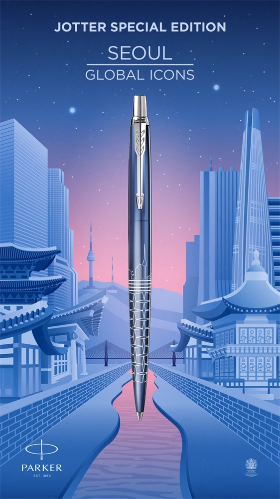 Parker Royal Jotter SE 2221600 Seoul ezüst klipszes golyóstoll