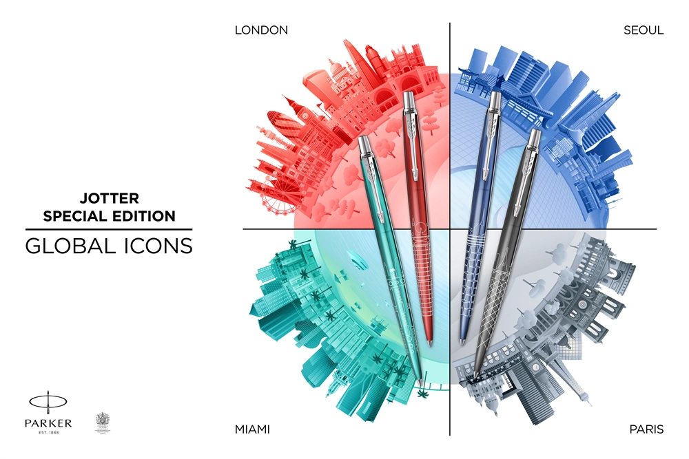 Parker Royal Jotter SE 2221601 Paris ezüst klipszes golyóstoll