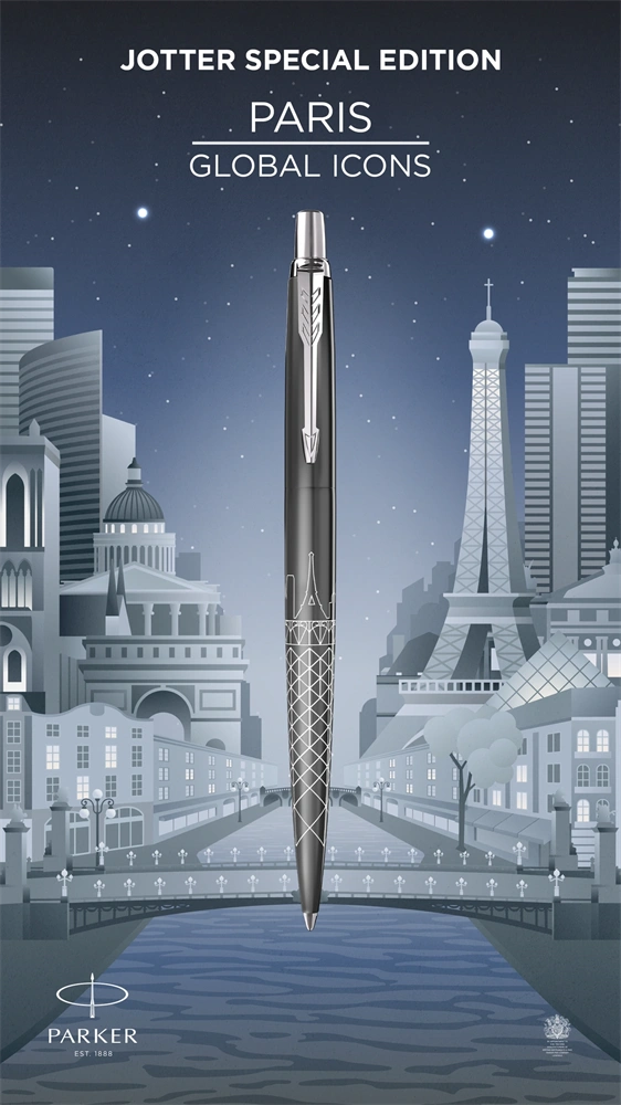 Parker Royal Jotter SE 2221601 Paris ezüst klipszes golyóstoll
