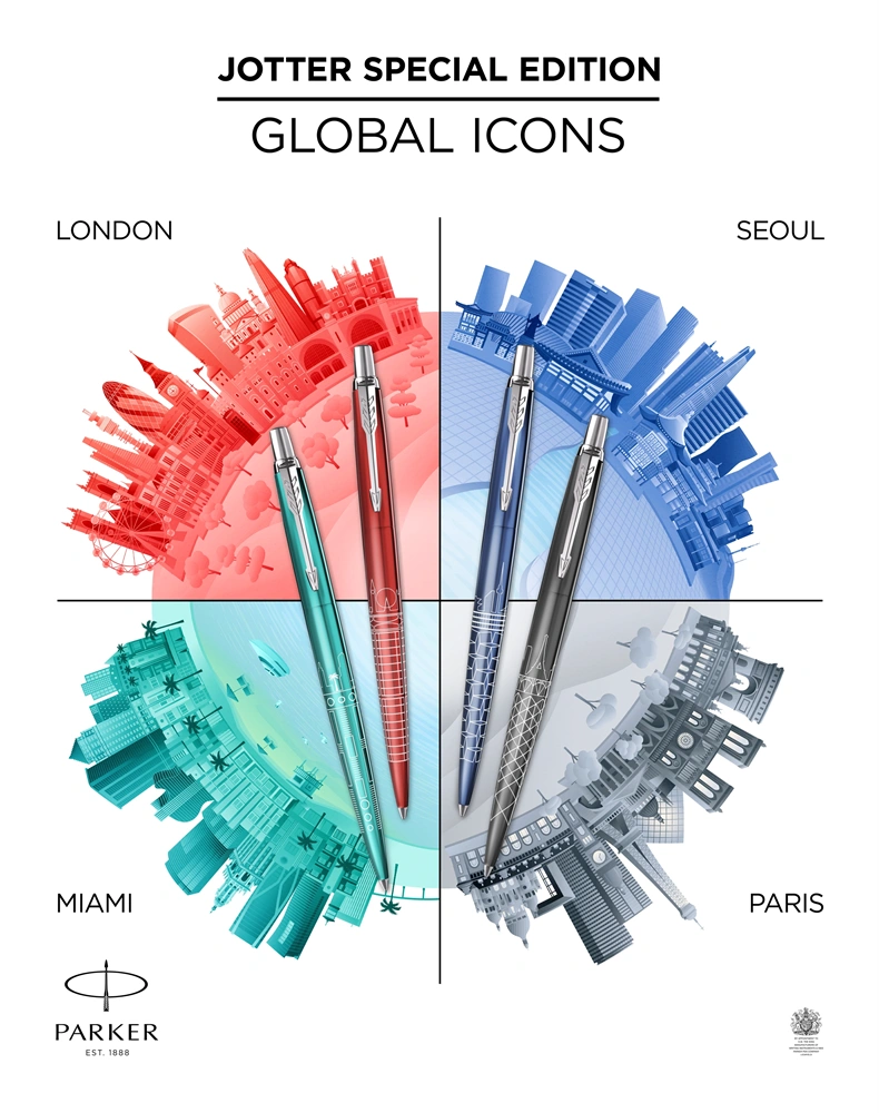 Parker Royal Jotter SE 2221601 Paris ezüst klipszes golyóstoll
