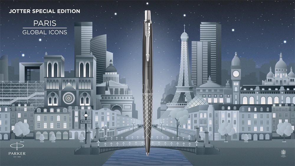 Parker Royal Jotter SE 2221601 Paris ezüst klipszes golyóstoll