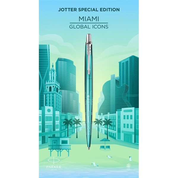 Parker Royal Jotter SE 2221602 Miami ezüst klipszes golyóstoll