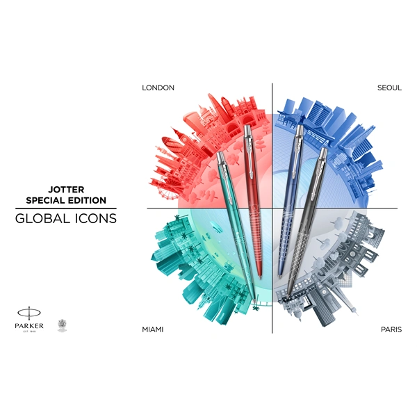 Parker Royal Jotter SE 2221602 Miami ezüst klipszes golyóstoll