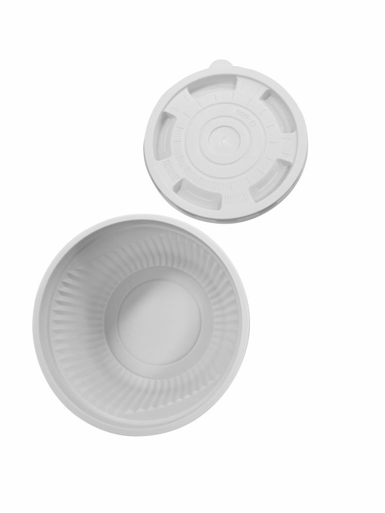 Party leveses tál tetővel kukoricából BIO lebomló 10db