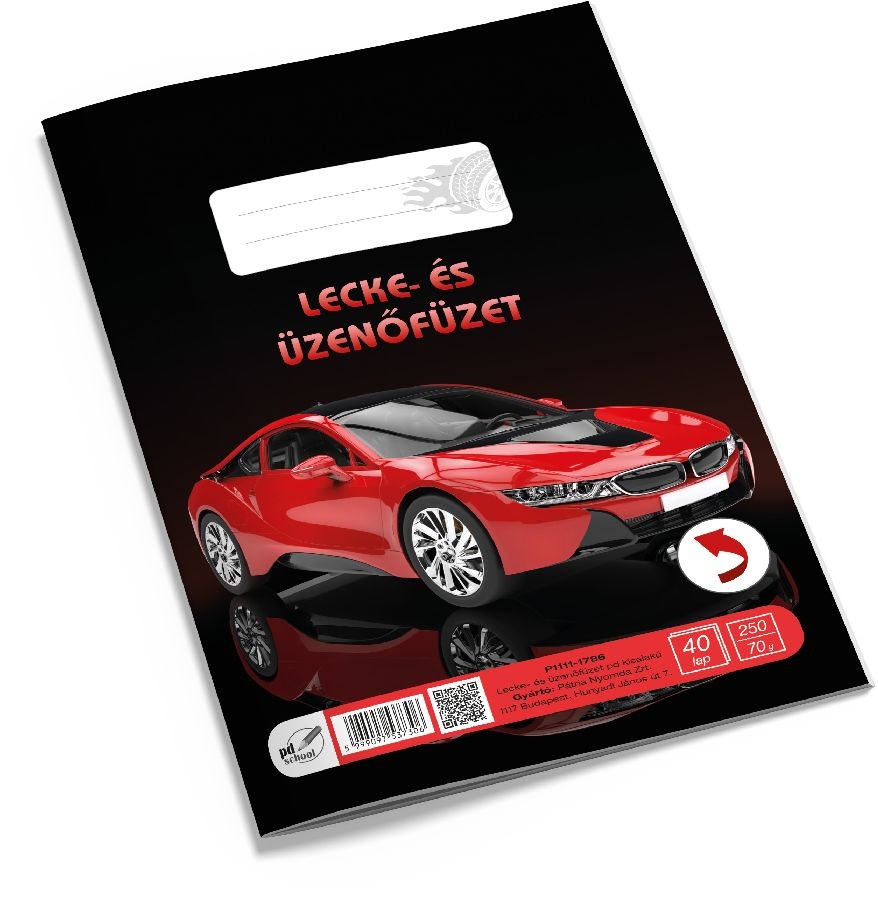 Pátria Design  A5 40 lapos leckefüzet és üzenőfüzet