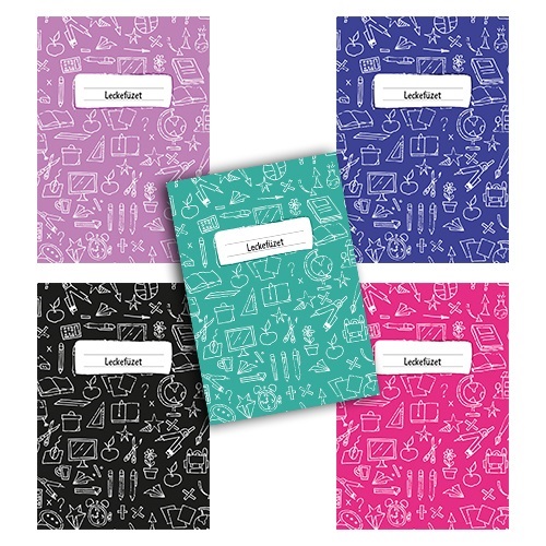 Pátria Design Doodle A5 40lapos leckefüzet