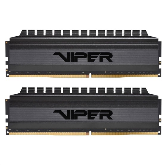 Patriot 16GB 3000MHz DDR4 Viper 4 Blackout (Kit! 2db 8GB) (PVB416G300C6K) memória